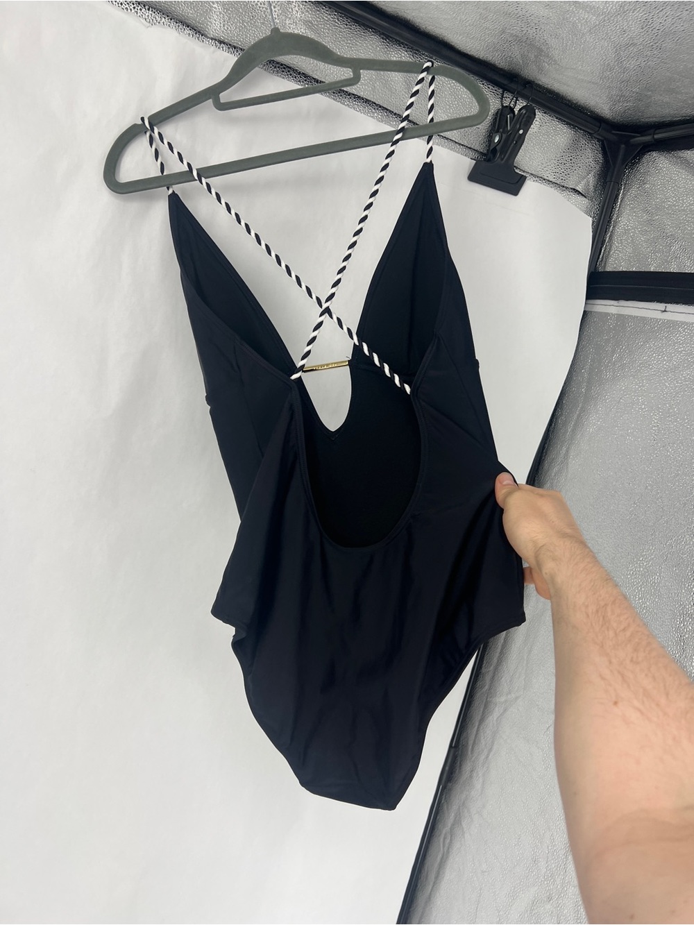 Ted Baker black Nolah Rope Tie Swimsuit 12 - Picture 11 of 12